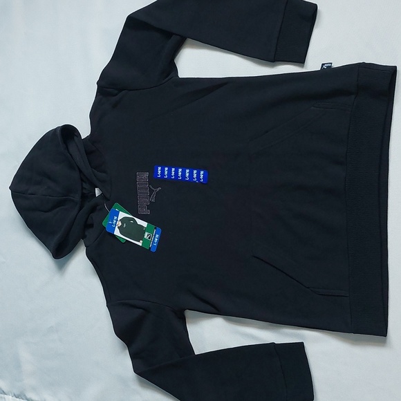Puma youth boys fleece hoodie Sweatshirt  L 14/16 - Picture 3 of 10